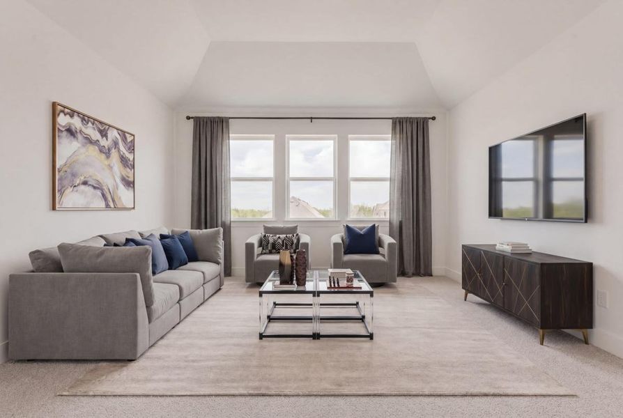 Furnished interior view inside a new home in Edgewater, Fate (Image 15).