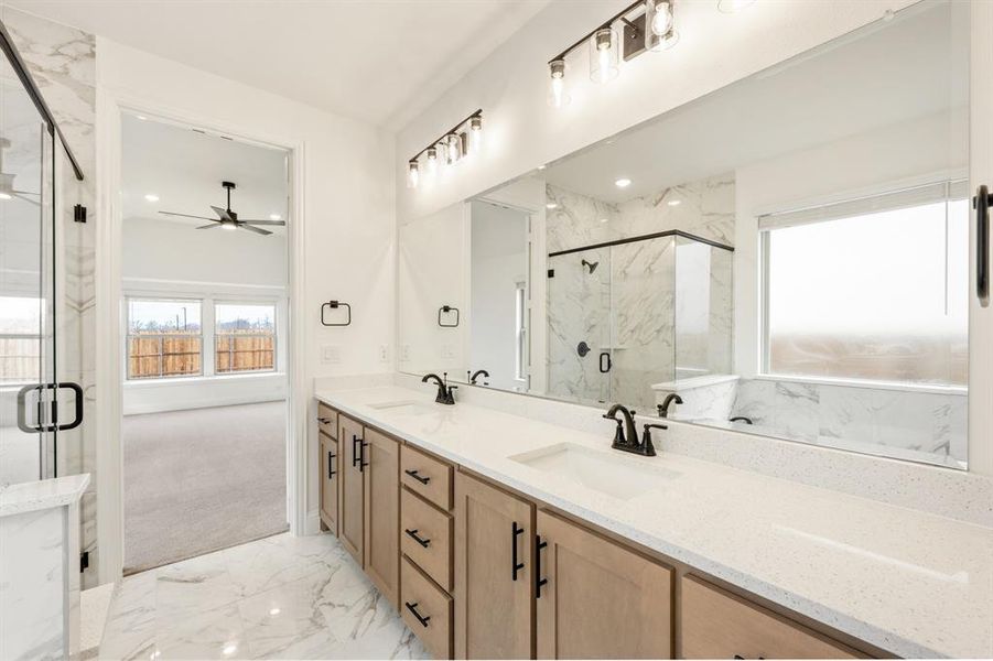 Furnished interior view inside a new home in Willow Wood, McKinney (Image 14).