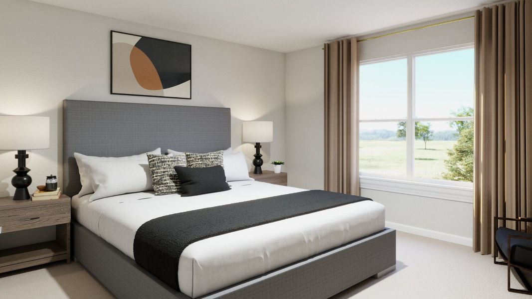 Representative furnished interior of a home built from the The Darwin by Legend Homes in Ridgeland Hills, Willis (Image 15).