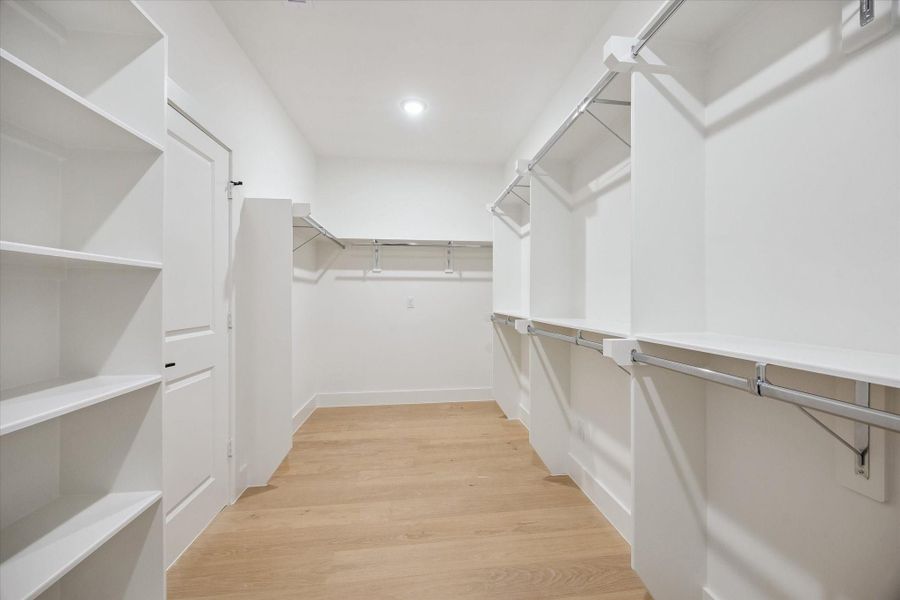 Every primary bedroom in Somerset Green includes a spacious walk-in closet.