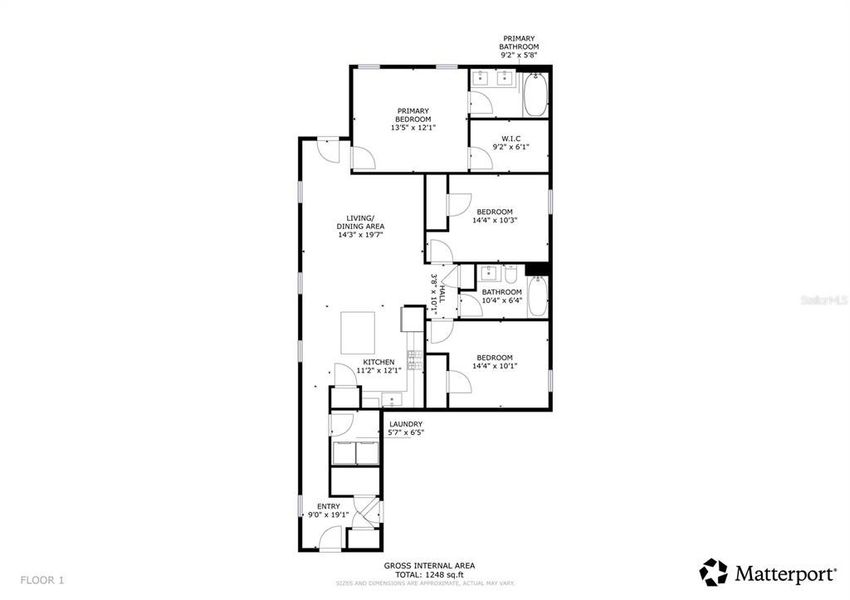 2D floor plan layout of this home in , Umatilla, FL (Image 5).