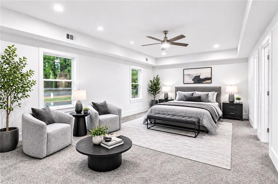 Furnished interior view inside a new home in , Atlanta (Image 24).