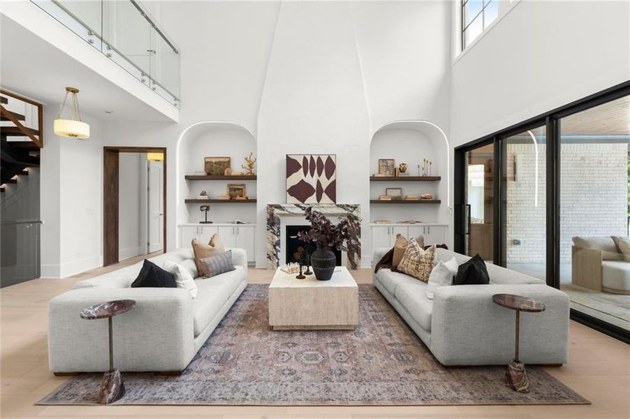 Furnished interior view inside a new home in , Alpharetta (Image 49).