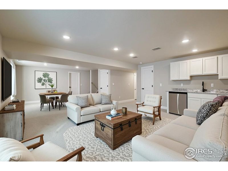 Furnished interior view inside a new home in , Fort Collins (Image 11). Furnished interior view inside a new home in , Fort Collins (Image 11).