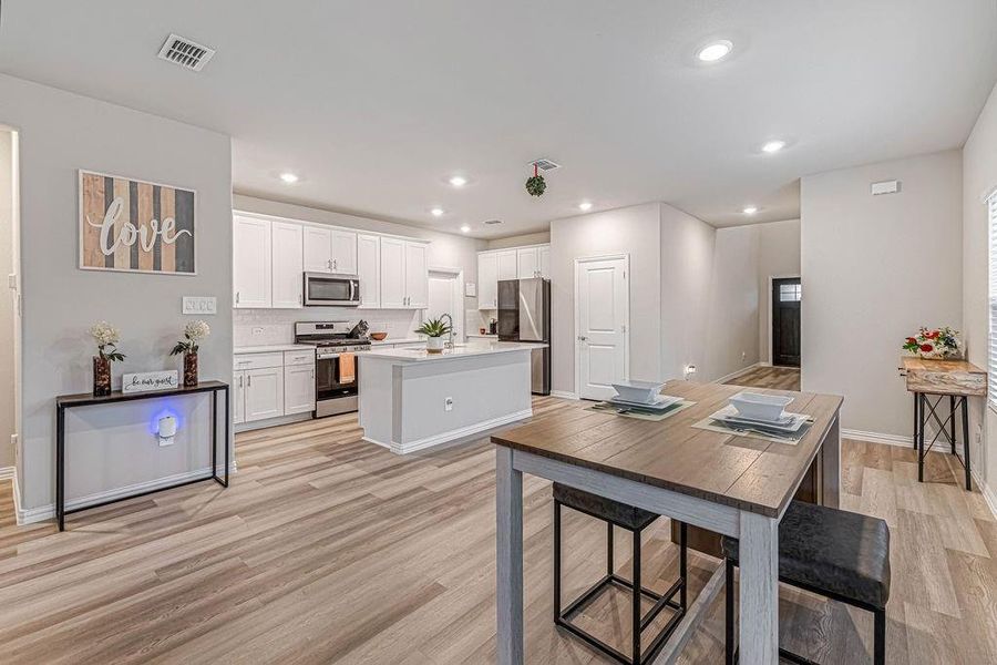 Furnished interior view inside a new home in , McKinney (Image 32).