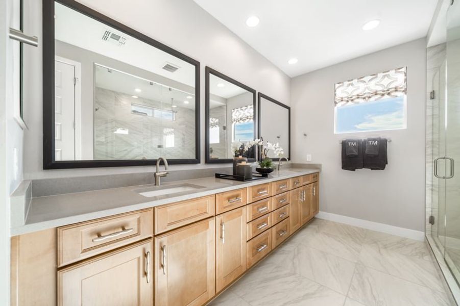 Representative furnished interior of a home built from the Sunrise by Taylor Morrison in Ovation at Meridian 55+, Queen Creek (Image 18).