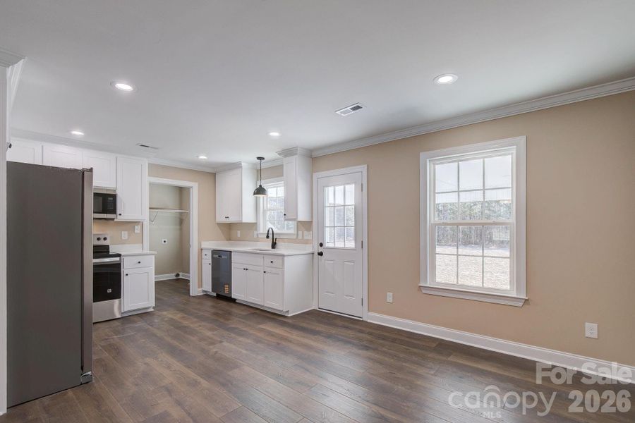 Furnished interior view inside a new home in , Kershaw (Image 6). Furnished interior view inside a new home in , Kershaw (Image 6).