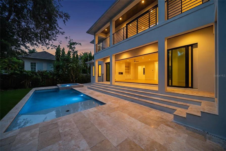 Exterior details and patio area of a home in , Sarasota (Image 44).
