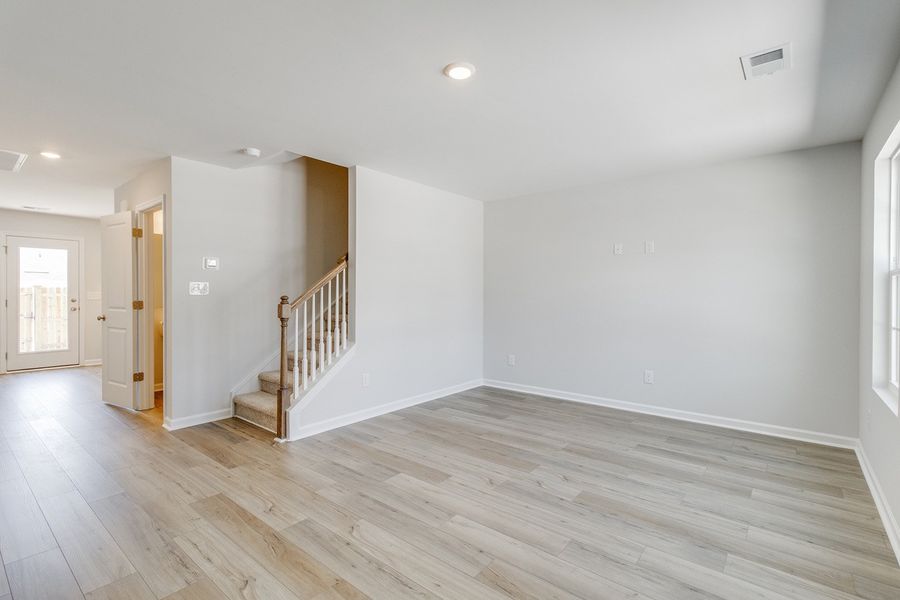 Spacious, unfurnished interior of a new home in Astoria, Columbia (Image 13). Spacious, unfurnished interior of a new home in Astoria, Columbia (Image 13).