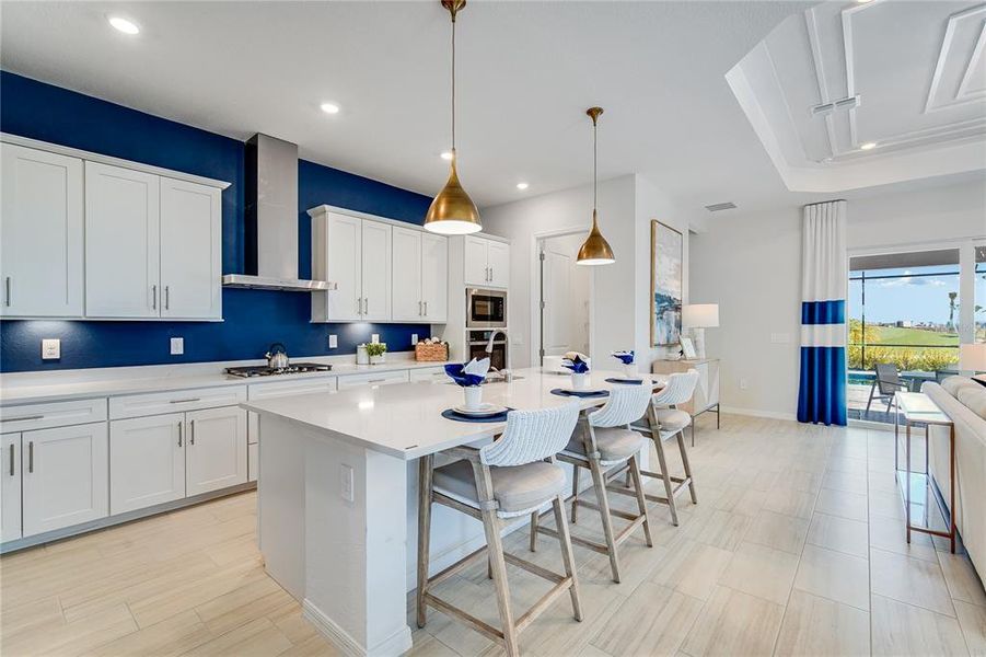 Furnished interior view inside a new home in Calusa Country Club, Lakewood Ranch (Image 3).