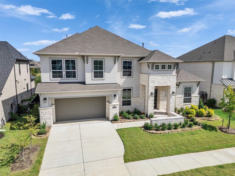 Front exterior of a new home in , Cypress, TX, highlighting curb appeal (Image 29).