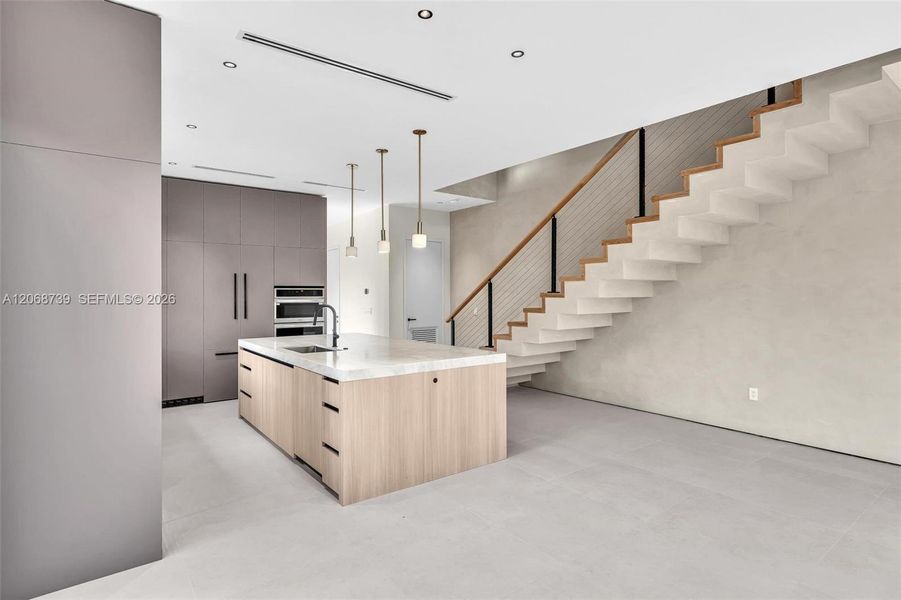 Furnished interior view inside a new home in , Miami (Image 9).