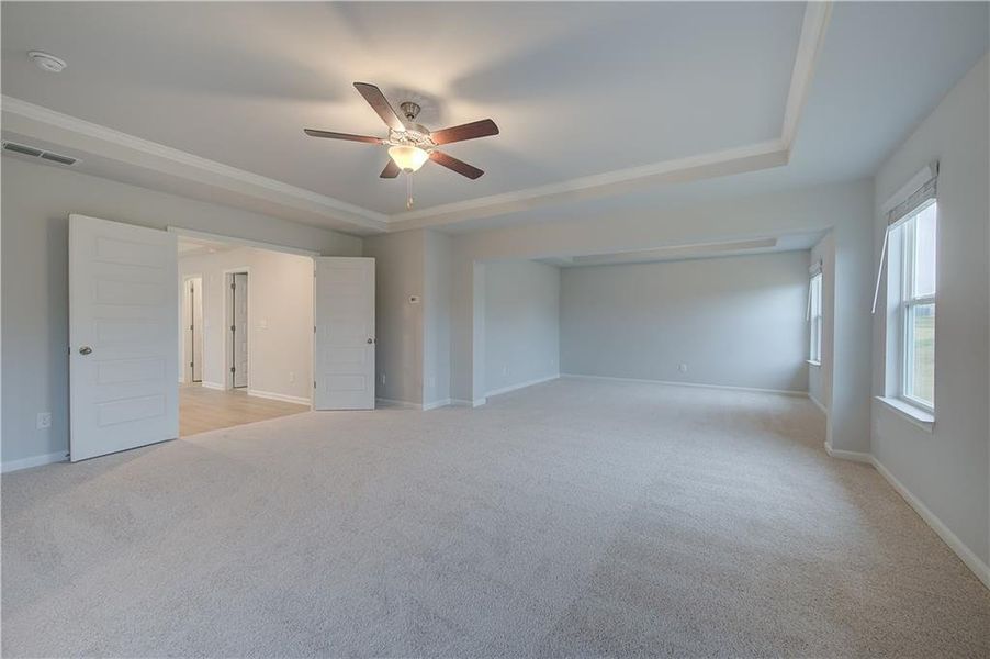 Spacious, unfurnished interior of a new home in Grandview at Millers Mill, Stockbridge (Image 23). Spacious, unfurnished interior of a new home in Grandview at Millers Mill, Stockbridge (Image 23).
