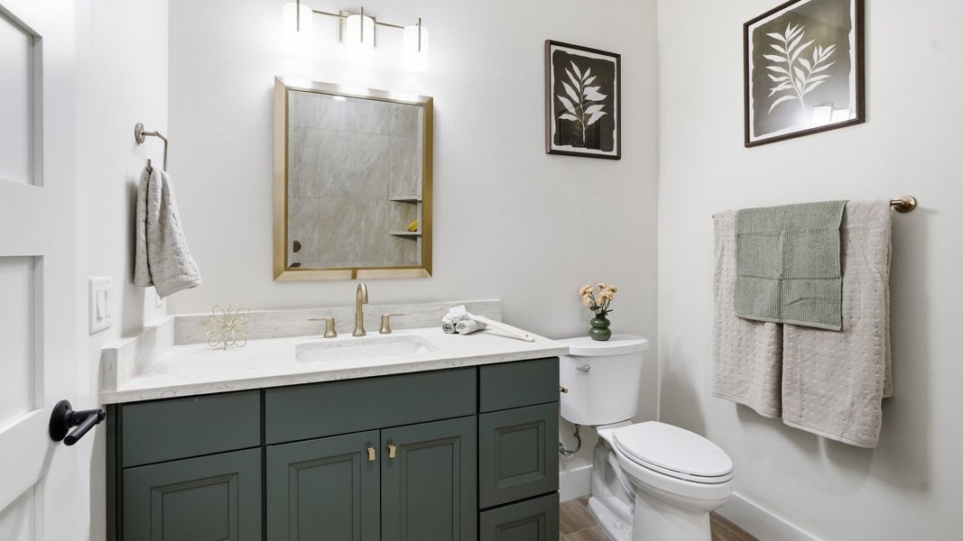 Furnished interior view inside a new home in Lakeside at Millican Reserve, College Station (Image 33).