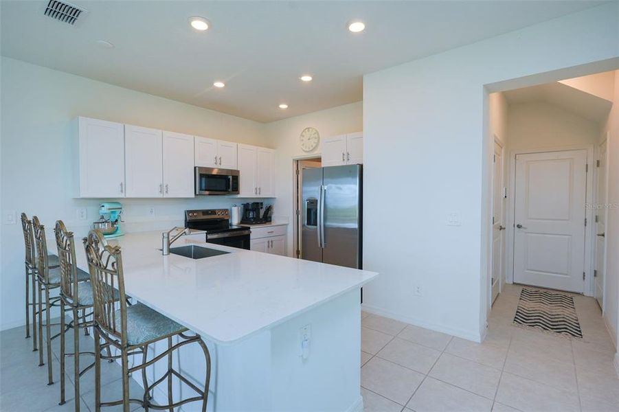 Furnished interior view inside a new home in , San Antonio (Image 12).