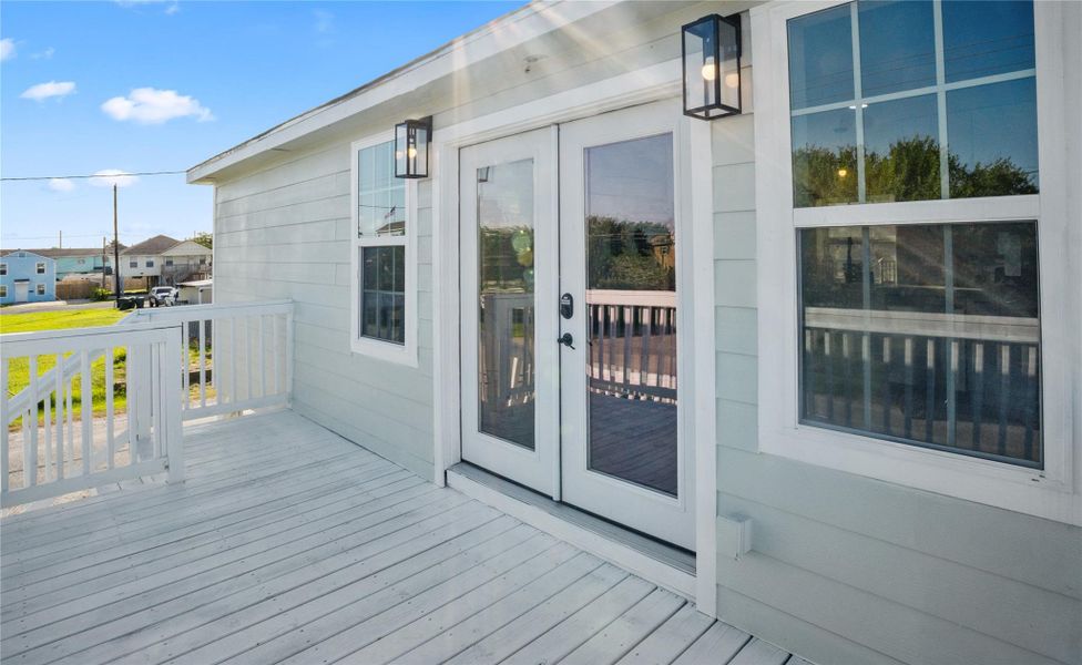 Exterior details and patio area of a home in , Galveston (Image 24). Exterior details and patio area of a home in , Galveston (Image 24).