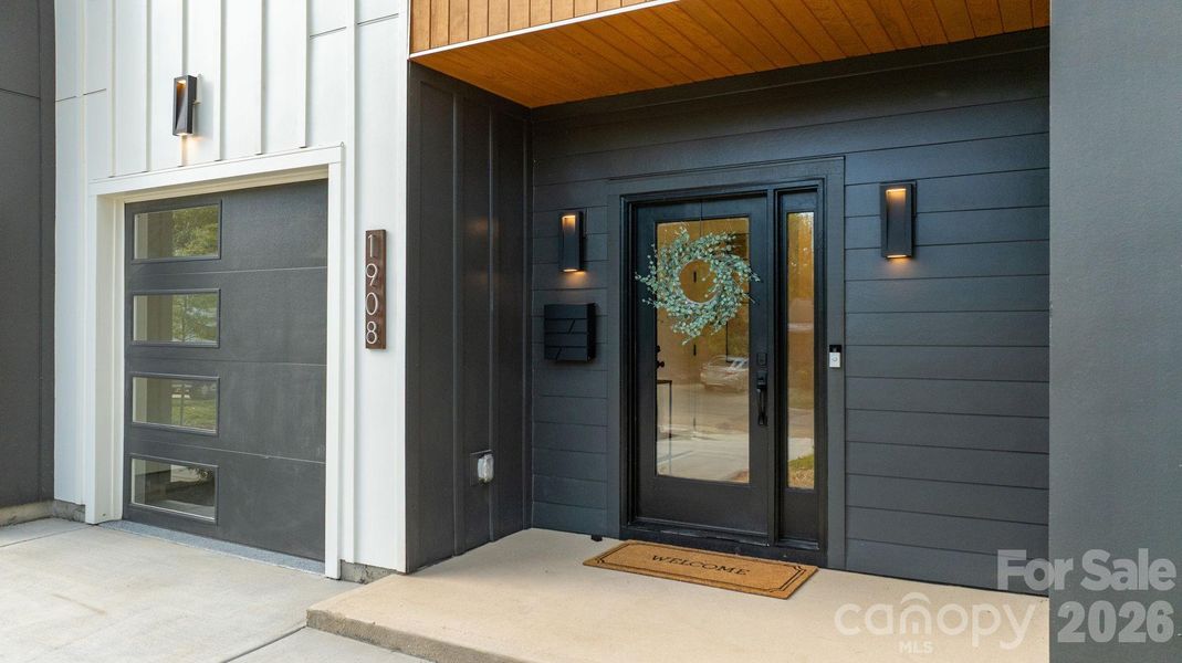 Exterior details and patio area of a home in , Charlotte (Image 31).