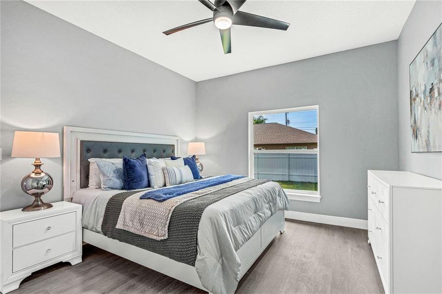 Furnished interior view inside a new home in , Daytona Beach (Image 18). Furnished interior view inside a new home in , Daytona Beach (Image 18).