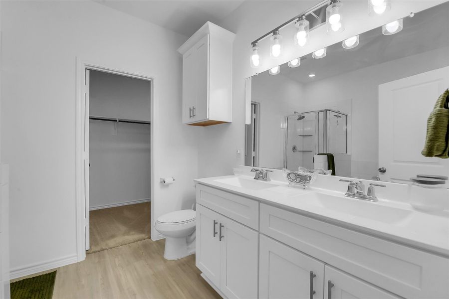 Furnished interior view inside a new home in Mavera, Conroe (Image 15).
