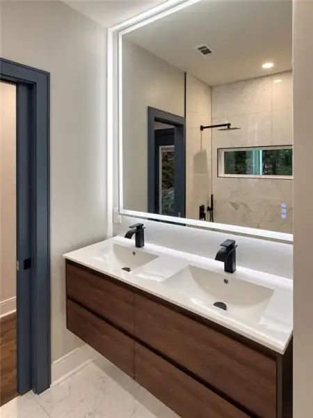 Furnished interior view inside a new home in , Atlanta (Image 29).