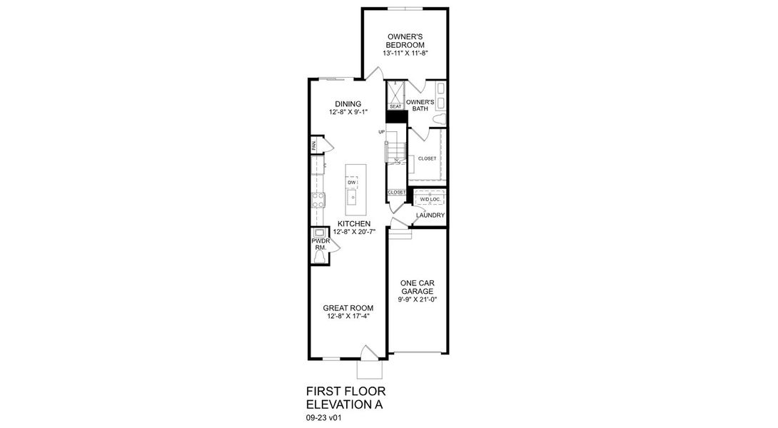 2D floor plan layout of this home in Course Club at Prince Creek, Murrells Inlet, SC (Image 3).