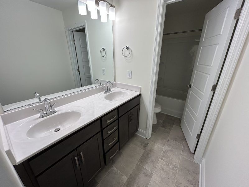 Furnished interior view inside a new home in Miller's Reserve, Winston-Salem (Image 13).