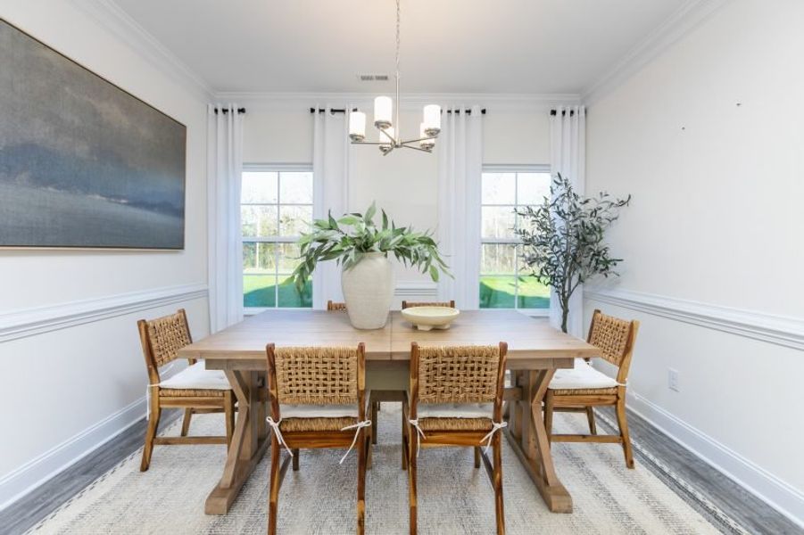 Furnished interior view inside a new home in Avondale, Greensboro (Image 8).