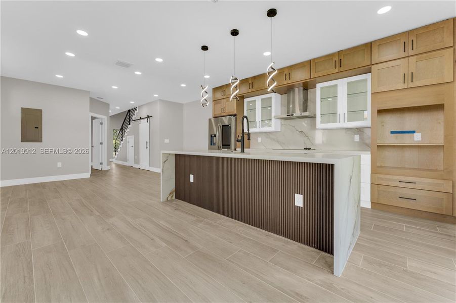 Furnished interior view inside a new home in , Miami (Image 17).