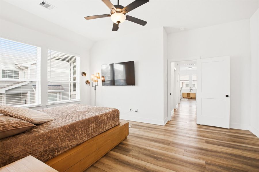 Furnished interior view inside a new home in , Cypress (Image 32).