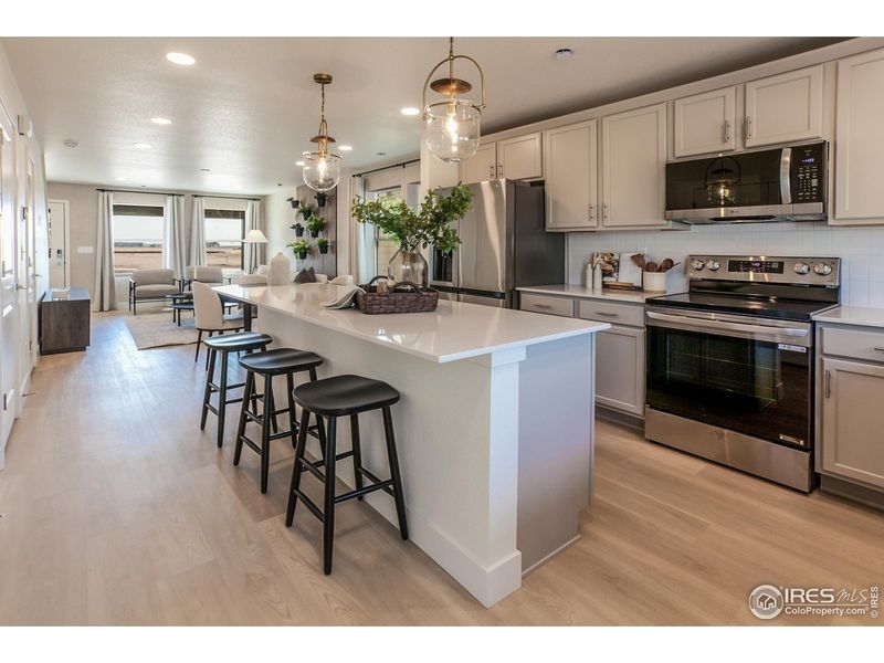 Furnished interior view inside a new home in Prairie Song Cottages, Windsor (Image 19).