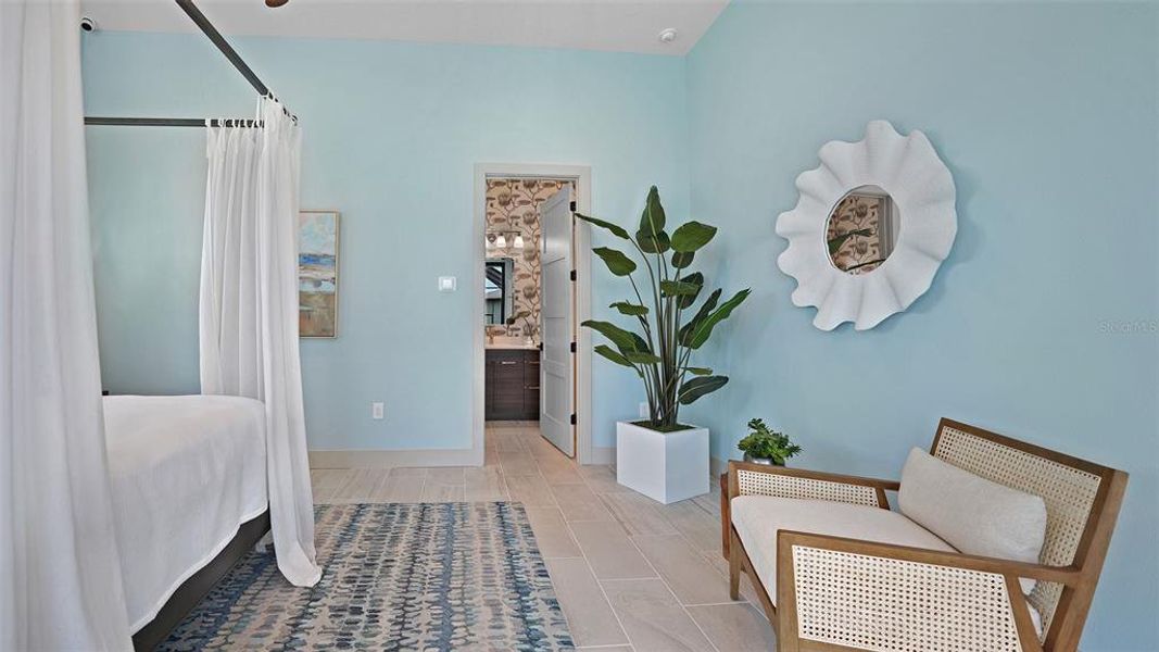 Furnished interior view inside a new home in , Venice (Image 55).