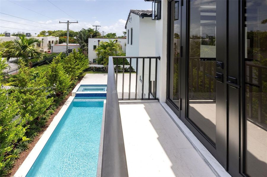 Front exterior of a new home in , Miami Beach, FL, highlighting curb appeal (Image 28). Front exterior of a new home in , Miami Beach, FL, highlighting curb appeal (Image 28).