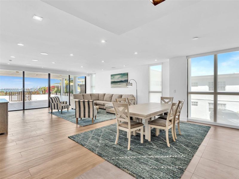 Dining & Living area.