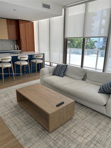 Furnished interior view inside a new home in , Miami (Image 13).