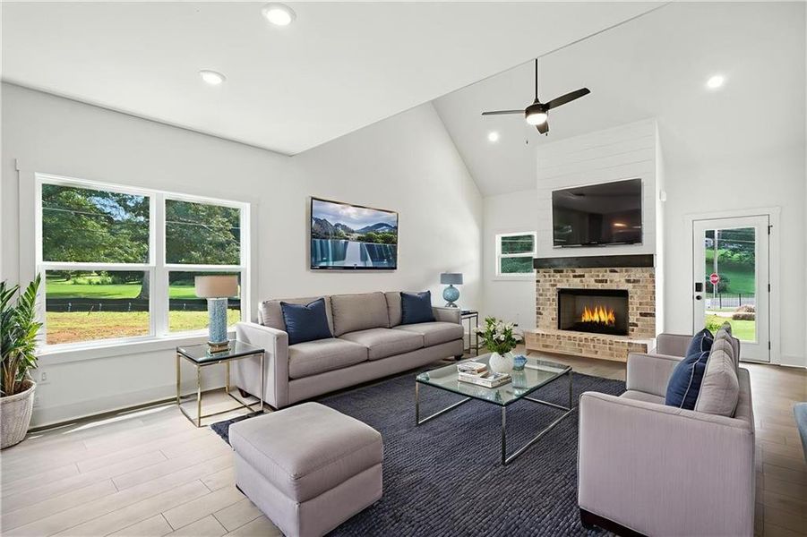 Furnished interior view inside a new home in Ferguson Corners, Emerson (Image 6). Furnished interior view inside a new home in Ferguson Corners, Emerson (Image 6).