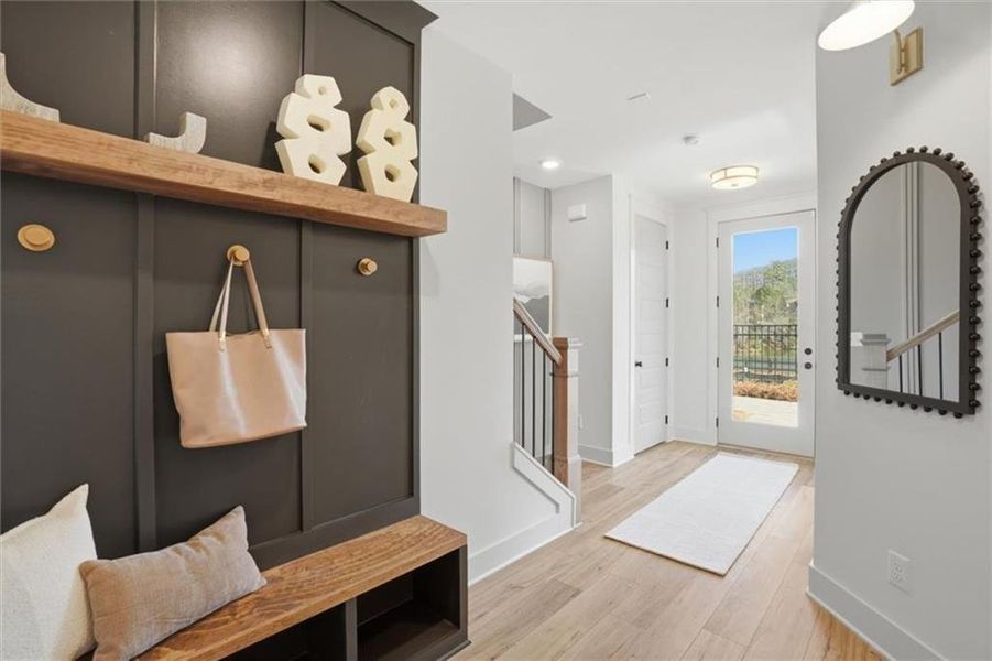 Furnished interior view inside a new home in The Eighteen, Atlanta (Image 32).