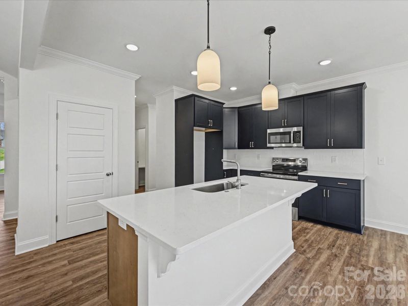 Furnished interior view inside a new home in , Monroe (Image 9).