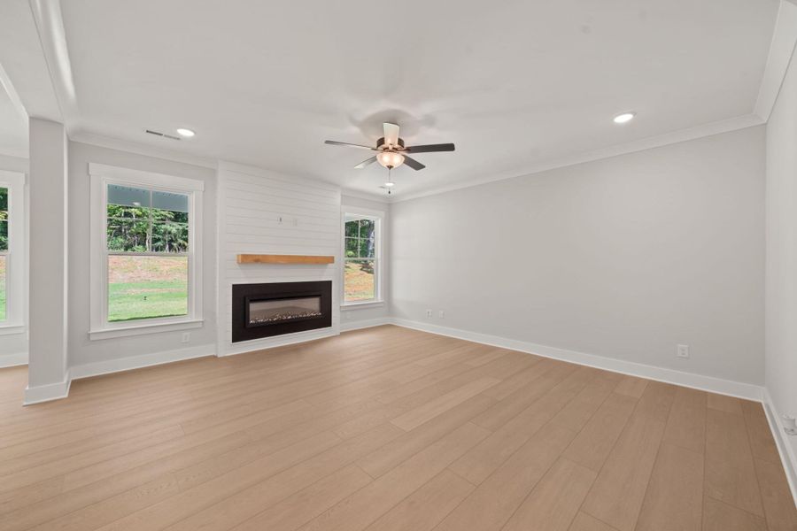 Spacious, unfurnished interior of a new home in Fiddler's Ridge, Advance (Image 18).