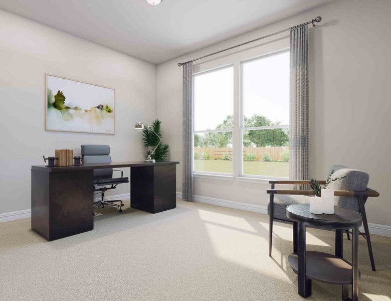 Furnished interior view inside a new home in Garden Glen at Clopton Farms, Montgomery (Image 6).