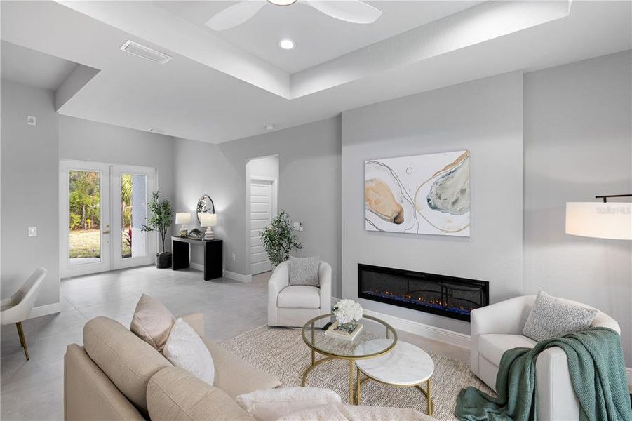 Furnished interior view inside a new home in , North Port (Image 8).