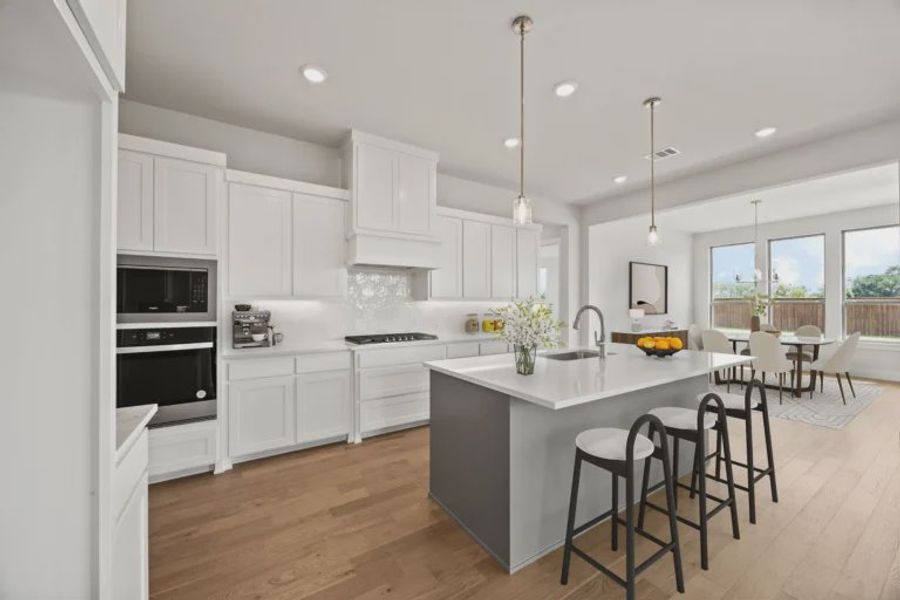 Furnished interior view inside a new home in Chatham Reserve, Providence Village (Image 11). Furnished interior view inside a new home in Chatham Reserve, Providence Village (Image 11).