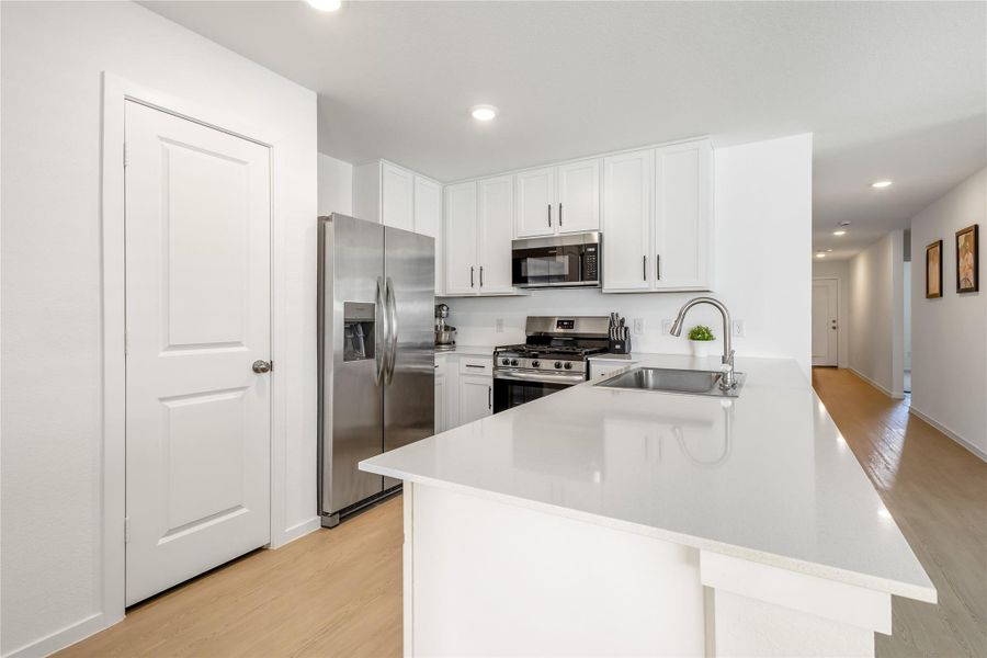 Furnished interior view inside a new home in Tavola, New Caney (Image 13).