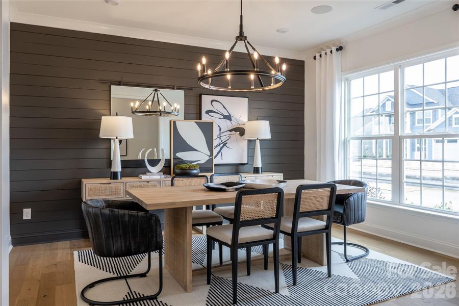 Furnished interior view inside a new home in Parkside Crossing, Charlotte (Image 6).