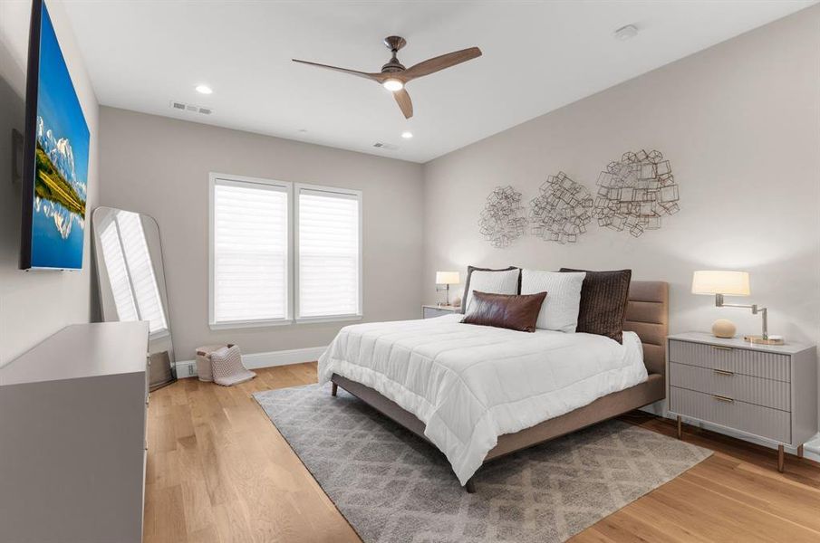 Primary bedroom suite. Primary bedroom suite.