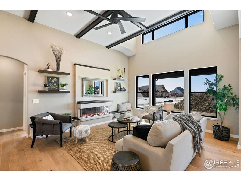 Furnished interior view inside a new home in Harvest Ridge, Berthoud (Image 5).