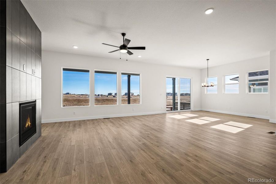Spacious, unfurnished interior of a new home in Wolf Ranch - Enclave Collection, Colorado Springs (Image 36).