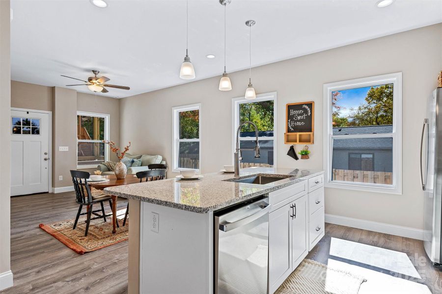 Furnished interior view inside a new home in , Asheville (Image 10). Furnished interior view inside a new home in , Asheville (Image 10).