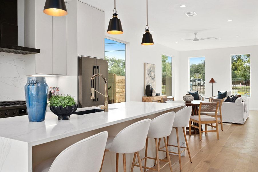 Furnished interior view inside a new home in , Austin (Image 12).
