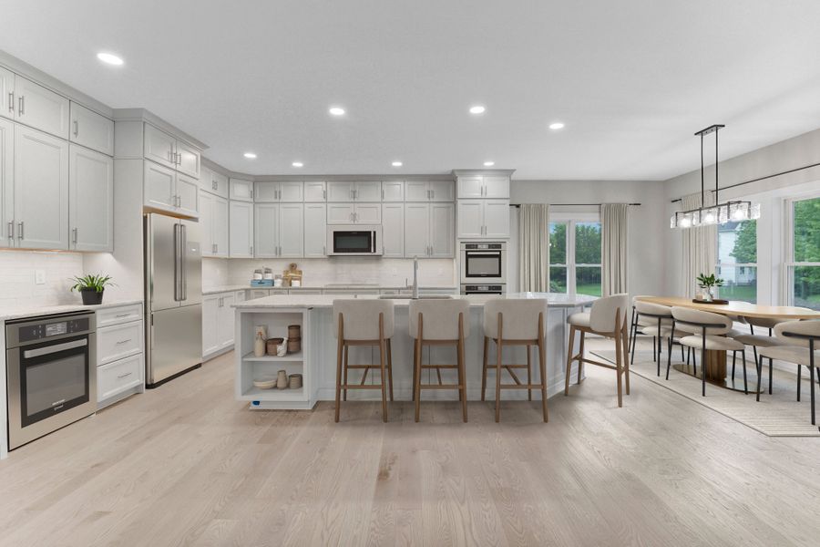 Representative furnished interior of a home built from the The Berkley by Forbes Capretto Homes in Cannon Woods, Clarence (Image 5).