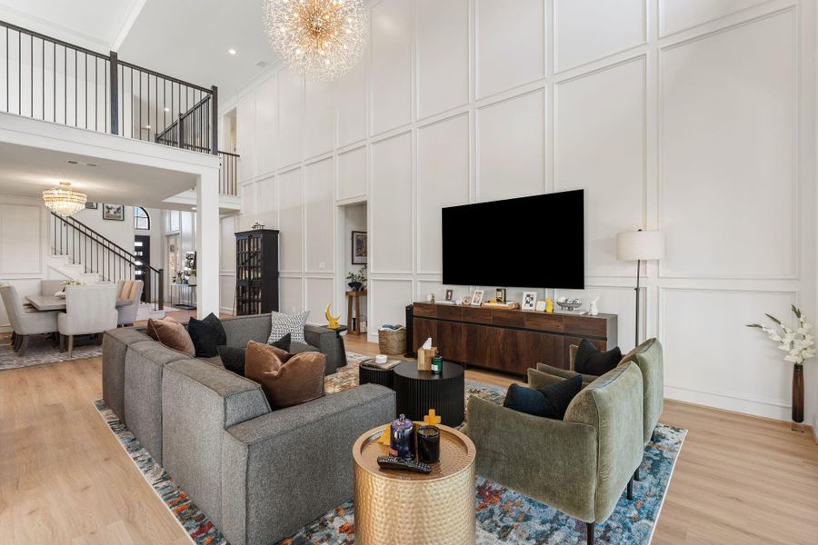 Furnished interior view inside a new home in , Richmond (Image 10). Furnished interior view inside a new home in , Richmond (Image 10).